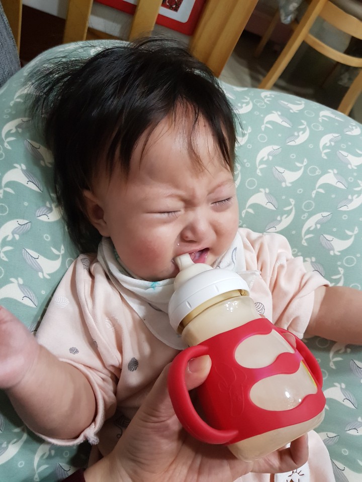  뽐비네 [5개월 분유거부 아기] 안먹는아이 뽐비 속타는 엄마