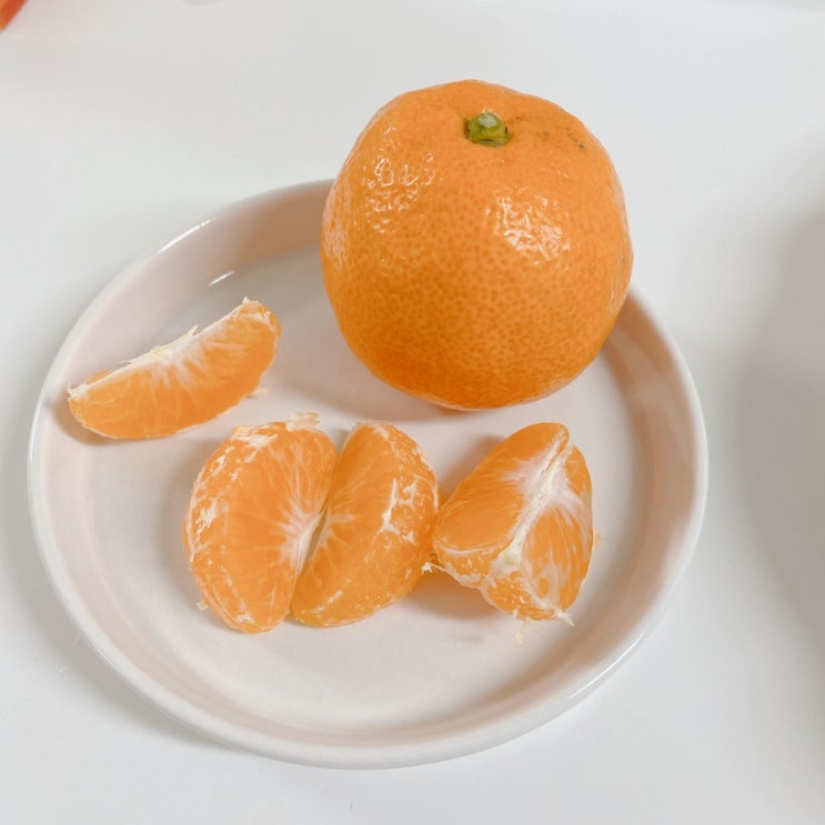  시아버지가 주신 귤, 맛나게 나눠먹고 남은 귤껍질은 전자레인지 청소로