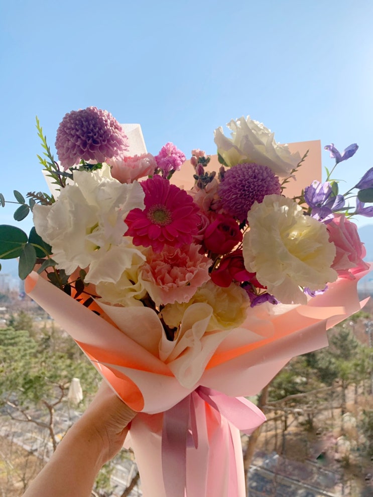 [부산대꽃집]메이트리 플라워 부산대 앞 예쁜 꽃다발, 부케 드라이플라워 전문점 다녀왔어요.