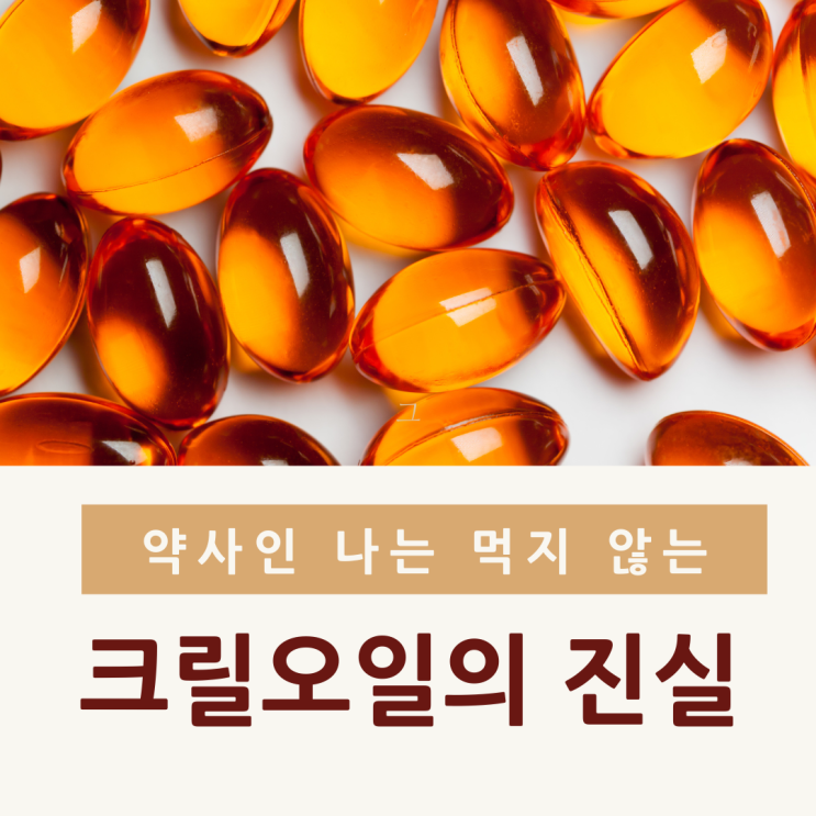  크릴오일의 효능과 주의사항