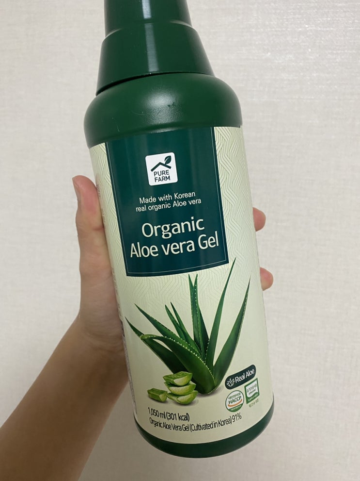  맛있는 유기농 알로에베라겔 맑은농장 알로에