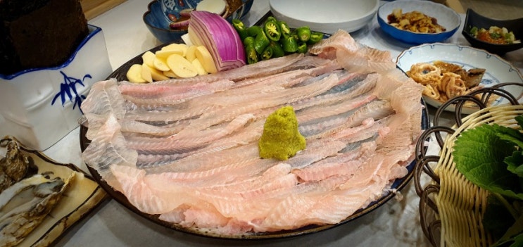 대구 신암동 맛집, 뱃머리횟집(이시가리, 줄가자미, 세꼬시, 회)