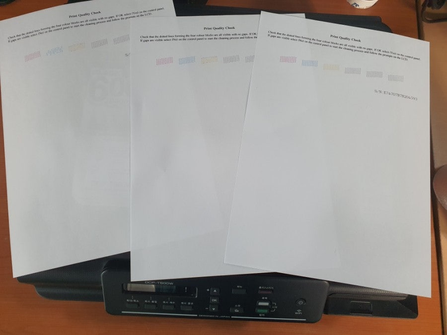 브라더 T500w ink box full 현장 사진 6