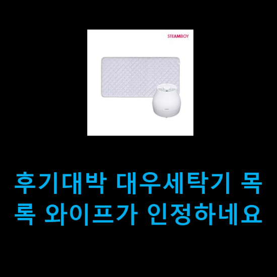  후기대박 대우세탁기 목록 와이프가 인정하네요