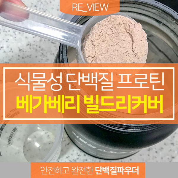  식물성 단백질 프로틴 빌디리커버 (feat. 안전한 단백질보충제 베가베리 )