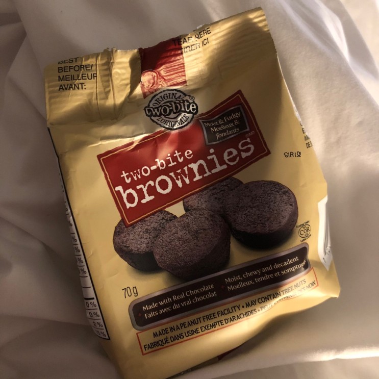 [편의점간식후기] 투바이트 브라우니, two-bite brownies
