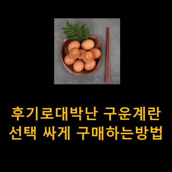 후기로대박난 구운계란 선택 싸게 구매하는방법