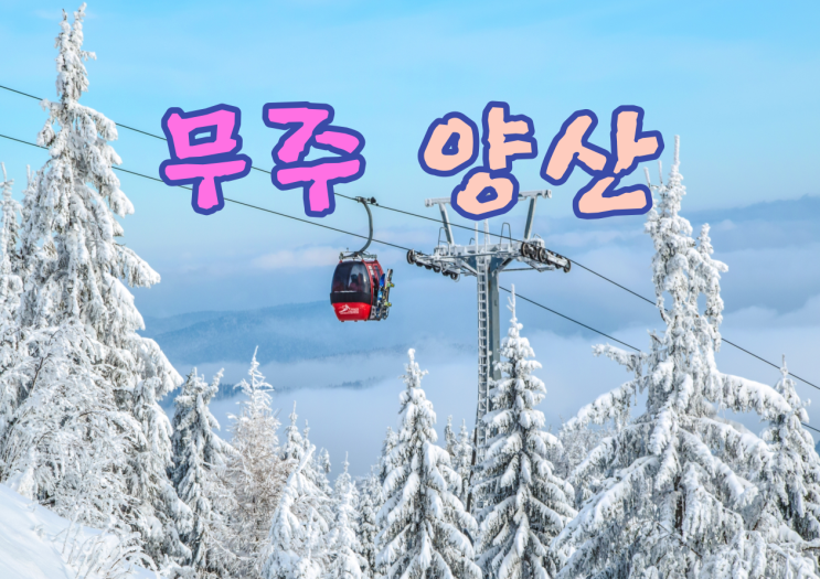 양산 에덴벨리 스키장, 무주 리조트 스키장 슬로프 맵