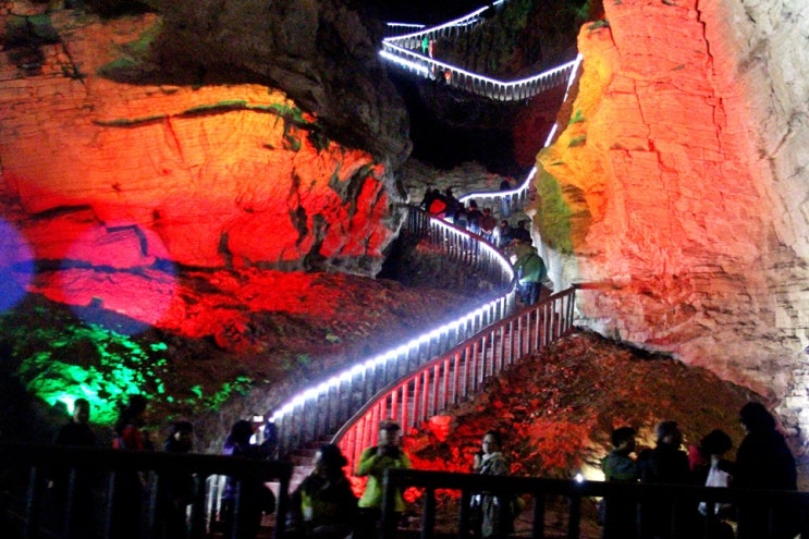 중국 장가계-황룡동굴