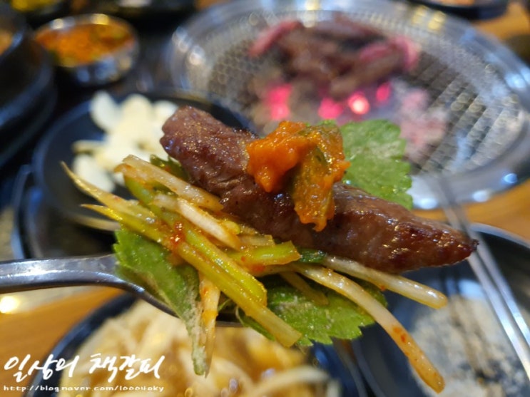  제부도 가는길 사강리 소고기 저렴한 맛집 <산더미숯불구이>