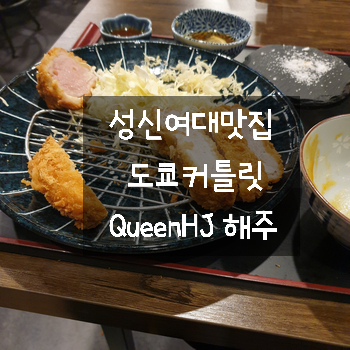  성신여대맛집 야채커리국물소스 도쿄커틀릿