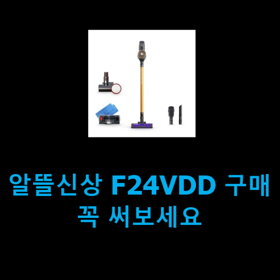  알뜰신상 F24VDD 구매 꼭 써보세요