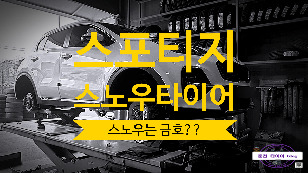  스포티지 스노우타이어 고민 중이세요? 금호가 있습니다!