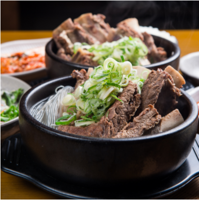  가마솥에 끓여낸 푸짐한 갈비탕을 집으로..갈비탕보양식