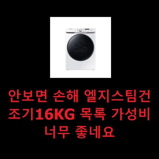  안보면 손해 엘지스팀건조기16KG 목록 가성비 너무 좋네요