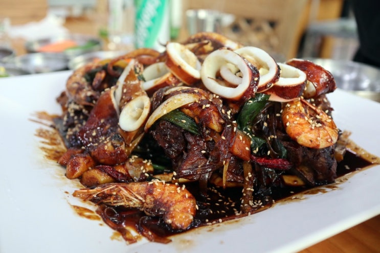  인천 논현동 고기집 천이재감자탕 산더미 해물간장뼈찜 존맛탱