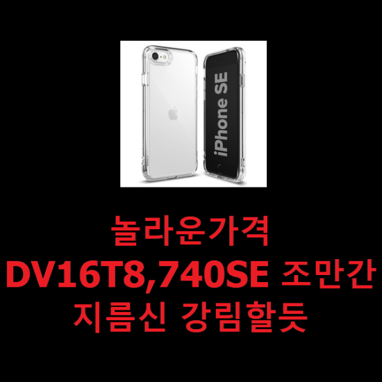  놀라운가격 DV16T8,740SE 조만간 지름신 강림할듯