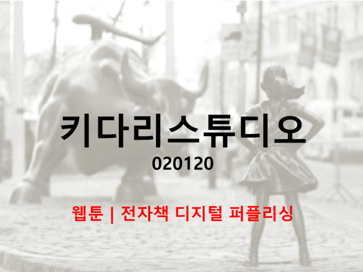  키다리스튜디오 주가와 배당 (feat. 웹툰, 전자책, 디지털 퍼블리싱, 다우데이터시스템)