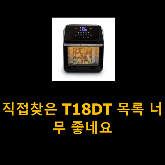  직접찾은 T18DT 목록 너무 좋네요