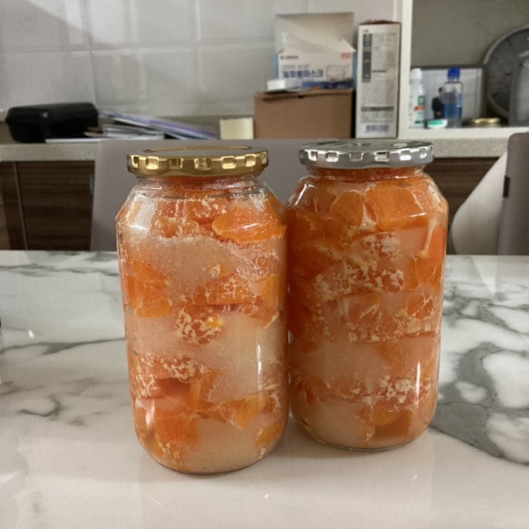 집에서 수제 귤청 만들기 도전 ! 집에서 수제 귤청 만들기 도전 !