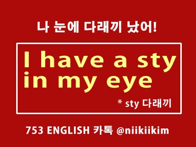 다래끼, 눈 다래끼를 영어로? 백석 영어 회화 : 네이버 블로그 다래끼, 눈 다래끼를 영어로? 백석 영어 회화 : 네이버 블로그