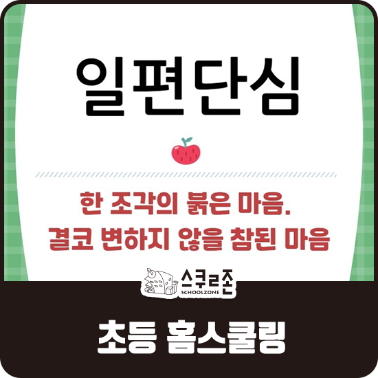  [초등 홈스쿨링] 사자성어 한자 카드로 쉽게 공부하기