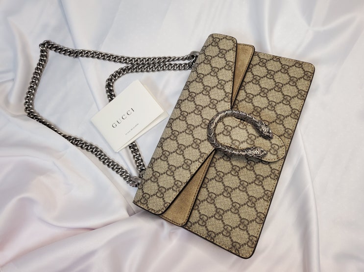 구찌 디오니소스백 스몰 사이즈 선물받았어요, 언박싱 기록🤎