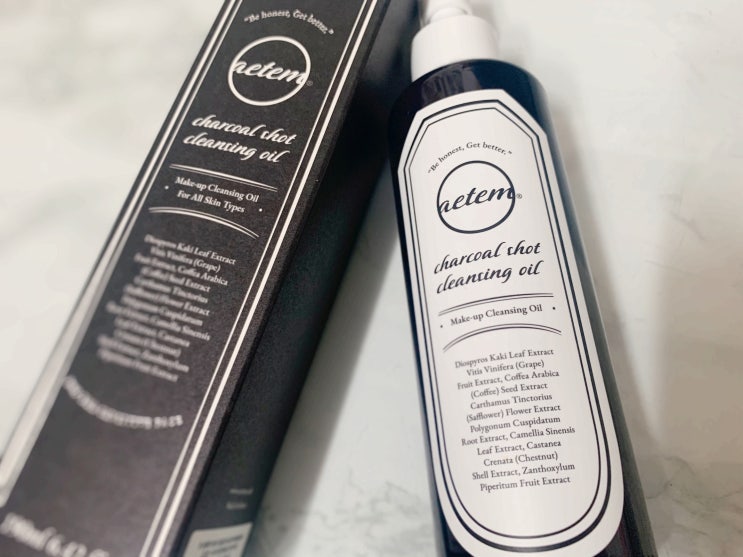 블랙헤드 클렌징 오일 / 에템 Aetem Charcoal shot cleansing oil 차콜샷 오일