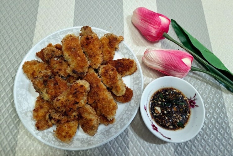  (겨울 제철음식 굴)  바삭하면서 촉촉해 아이들도 맛있게 먹는 굴돈가스 (굴튀김 )