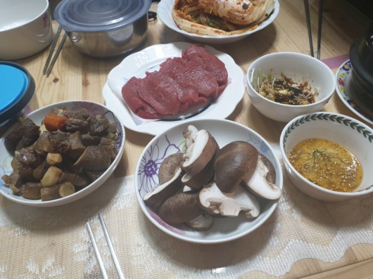  표고버섯요리 생걸로 먹어도 익혀먹어도 맛있는  참다운농원~