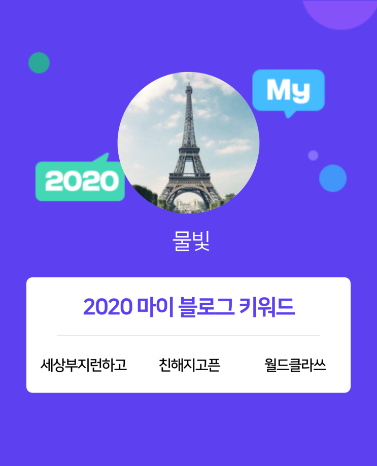  [2020 마이블로그 리포트] 한 눈에 보는 올해 내 블로그 데이터!