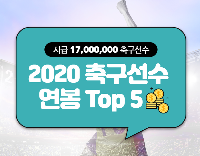  축구선수 연봉 순위 Top 5! 의외로 잘 모르는 연봉 순위 1위는 누구?