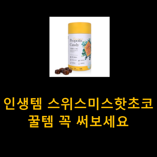 인생템 스위스미스핫초코 꿀템 꼭 써보세요 인생템 스위스미스핫초코 꿀템 꼭 써보세요