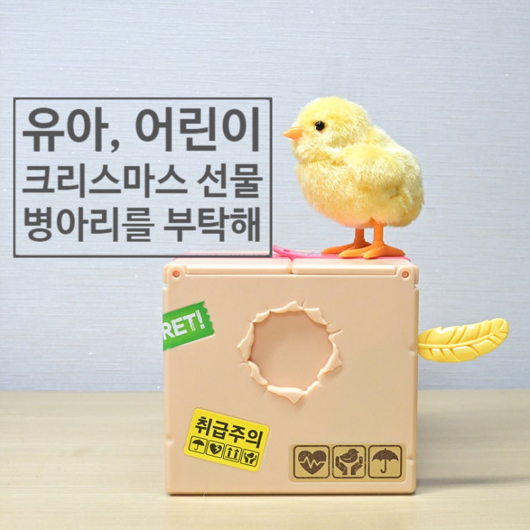  유아 크리스마스 선물 병아리를 부탁해
