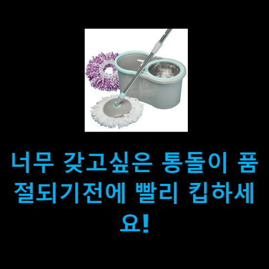  너무 갖고싶은 통돌이 품절되기전에 빨리 킵하세요!