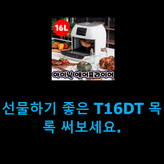  선물하기 좋은 T16DT 목록 써보세요.