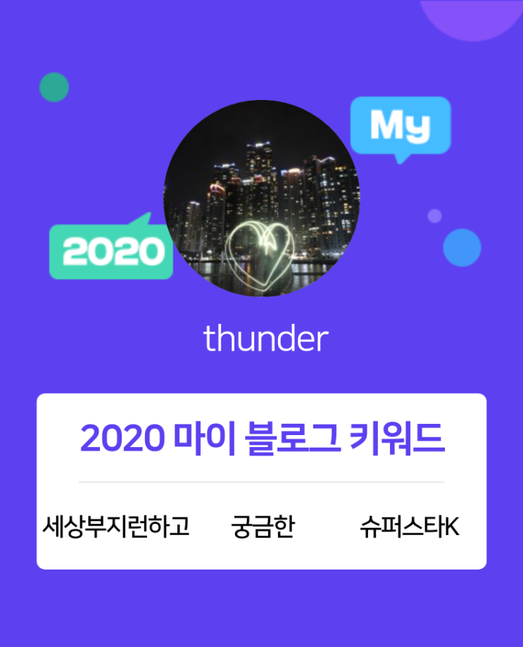  [2020 마이블로그 리포트] 한 눈에 보는 올해 내 블로그 데이터!