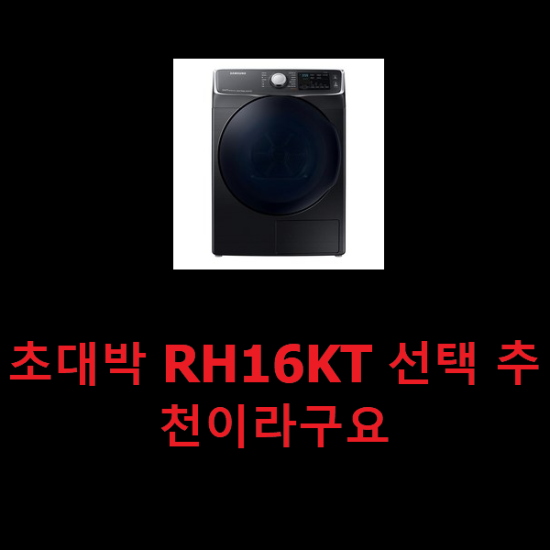  초대박 RH16KT 선택 추천이라구요
