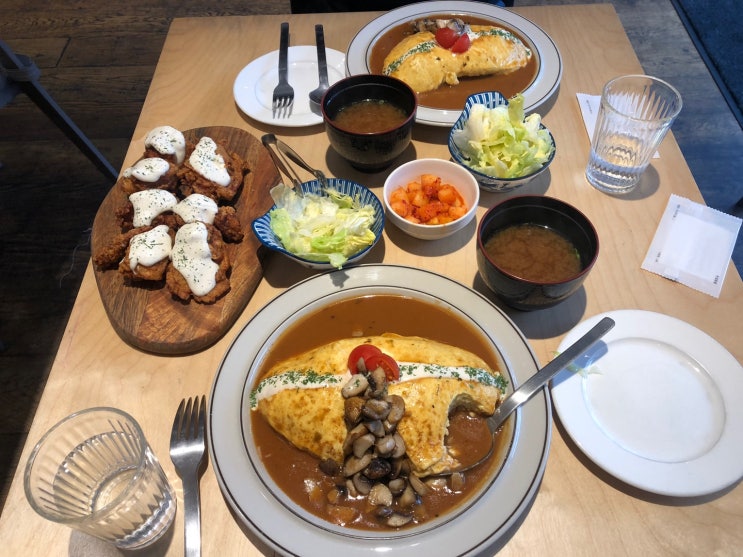 혜화데이트 대학로맛집 오므라이스, 카레, 초밥  "맛의정원"