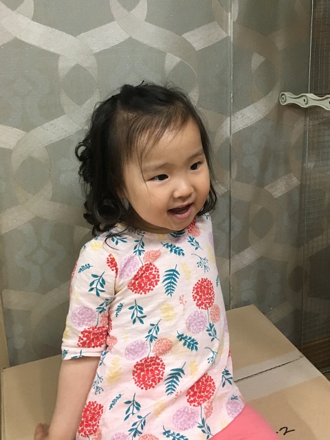  28개월 딸 헤어스타일링