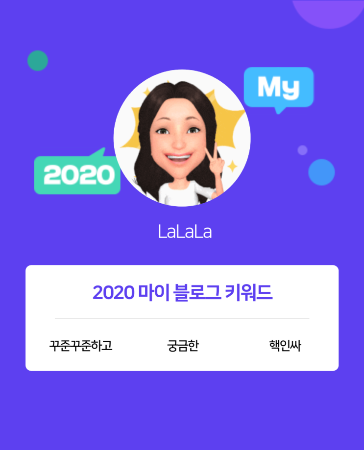 [2020 마이블로그 리포트] 한 눈에 보는 올해 내 블로그 데이터!