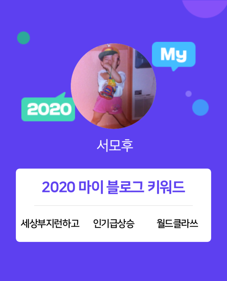  [2020 마이블로그 리포트] 한 눈에 보는 올해 내 블로그 데이터!