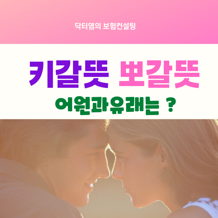  키갈뜻 뽀갈뜻 어원과유래는