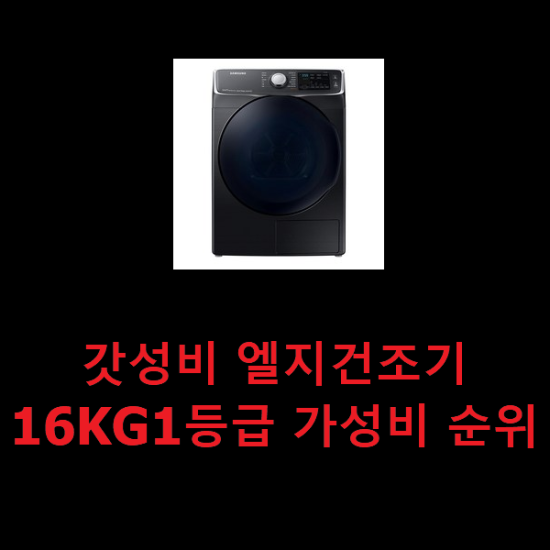  갓성비 엘지건조기16KG1등급 가성비 순위