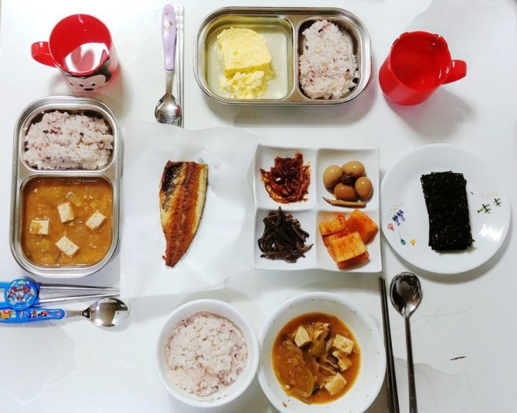  오늘 아침밥상.