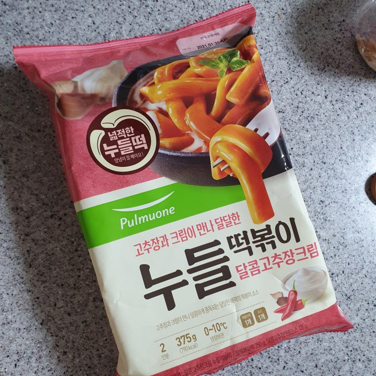  풀무원 누들떡볶이 달콤고추장크림 :: 맵찔이들에게 강추!!!