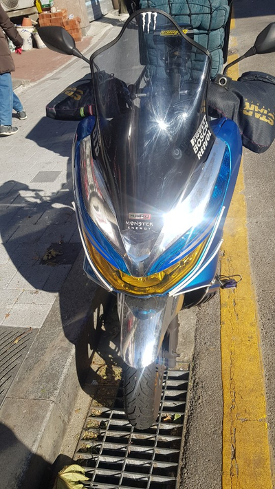  방학동 오토바이출장 pcx125방전 점프해서 시동걸기완료