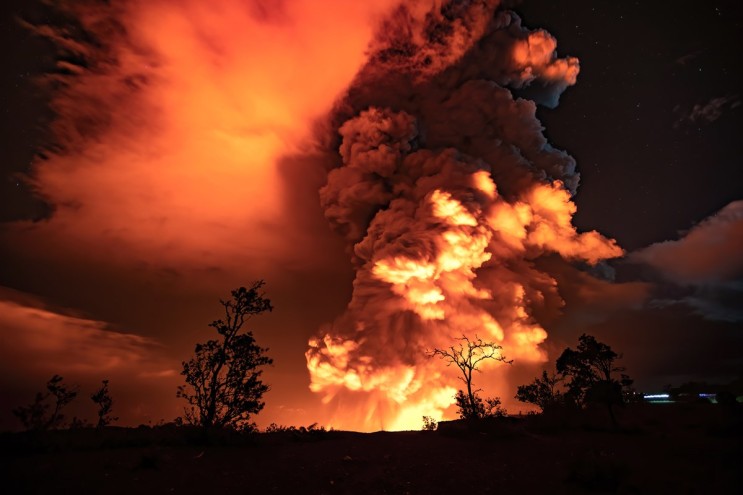 하와이 킬라우에아(Kīlauea)"화산폭발"