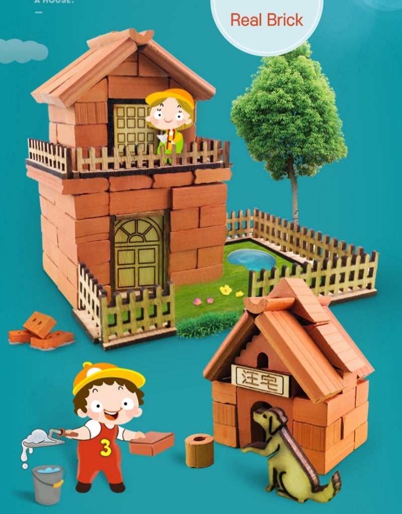 DIY 리얼브릭 12종 Real Brick 미니어처 벽난로 건물 가구 미니어쳐 만들기 : 네이버 블로그, image size:800x1023