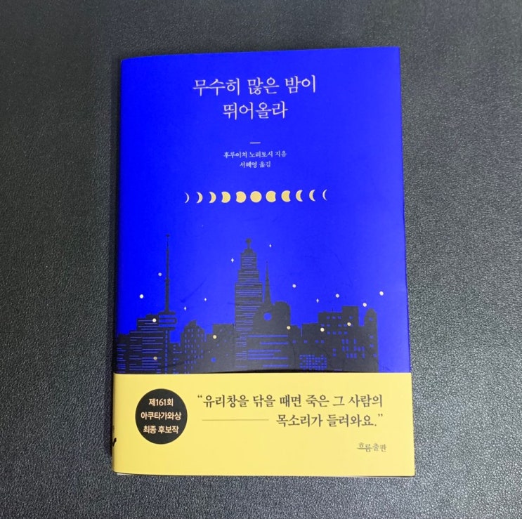  [서평] 무수히 많은 밤이 뛰어올라 '후루이치 노리토시'